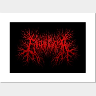 Faith over Fear death metal design (blood red) Posters and Art